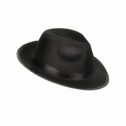 CHAPEAU BORSALINO NOIR EN FEUTRINE
