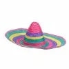 CHAPEAU MEXICAIN PAILLE MULTICOLORE