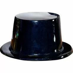 WIDMANN CHAPEAU HAUT DE FORME PLASTIQUE NOIR