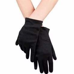 Boland GANTS NOIR COURTS POLYESTER LA PAIRE