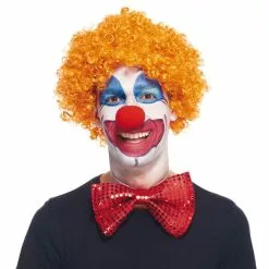 PERRUQUE CLOWN ORANGE