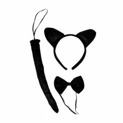 WIDMANN SET DEGUISEMENT CHAT NOIR 3 ARTICLES