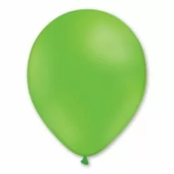 BALLONS VERT POMME 25 CM EN LATEX -SACHET DE 20