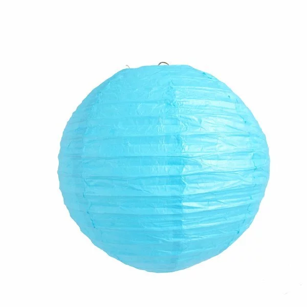 LANTERNE JAPONAISE TURQUOISE 1 LANTERNE JAPONAISE TURQUOISE