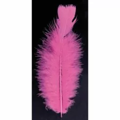 PLUME FUCHSIA PIED PLAT