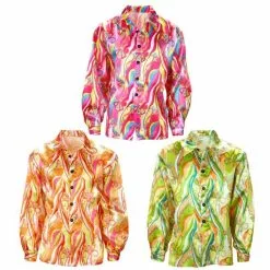 WIDMANN CHEMISE ANNEES 70 3 COLORIS TAILLE L