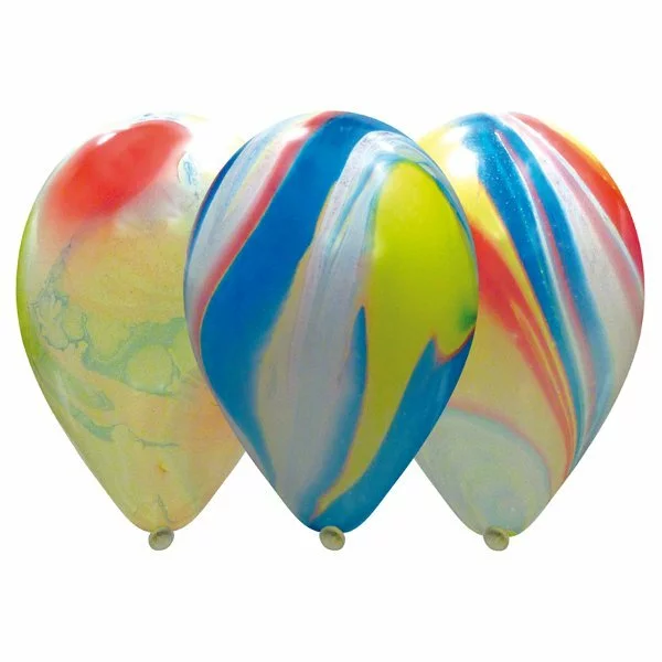 BALLONS MARBRES EN LATEX 30 CM - SACHET DE 5 1 BALLONS MARBRES EN LATEX 30 CM - SACHET DE 5