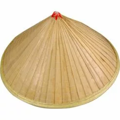 CHAPEAU ASIATIQUE EN BAMBOU