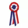 COCARDE TISSU TRICOLORE A PANS DIAM.5CM