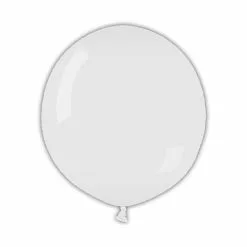 BALLON GEANT ROND BLANC 90 CM