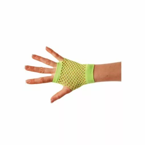 MITAINES VERTES FLUO EN FILET -Cosplay Boutique 68115x600