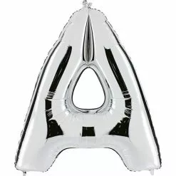 BALLON LETTRE A ALU METAL 36 CM