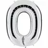 BALLON LETTRE O ALU METAL 36 CM