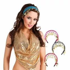 Boland DIADEME ORIENTAL METAL ET TISSU