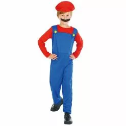 WIDMANN DEGUISEMENT SUPER PLOMBIER AVEC LA CASQUETTE 4/6 ANS