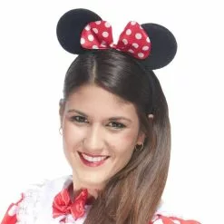 OREILLES DE SOURIS SUR SERRE-TETE AVEC NOEUD