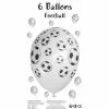 BALLONS IMPRIMES BALLON DE FOOT 30 CM - SACHET DE 6