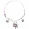 WIDMANN COLLIER EDELWEISS AVEC STRASS