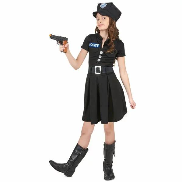 DEGUISEMENT POLICIERE 7 A 9 ANS 1 DEGUISEMENT POLICIERE 7 A 9 ANS