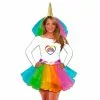 COSTUME LICORNE AVEC COIFFE ET VOILE