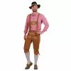 LEDERHOSEN 3/4 ULRICH CUIR MARRON - TAILLE XS (46)